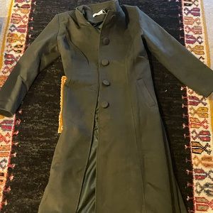 Olive wool coat
